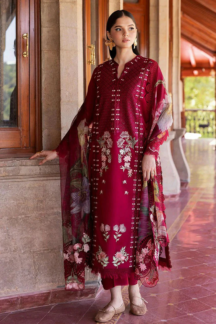 Picture of Saira Shakira - Bloom Luxury Eid Lawn Collection - HANGING GARDENS 2A - Unstitched - Available at Raja Sahib