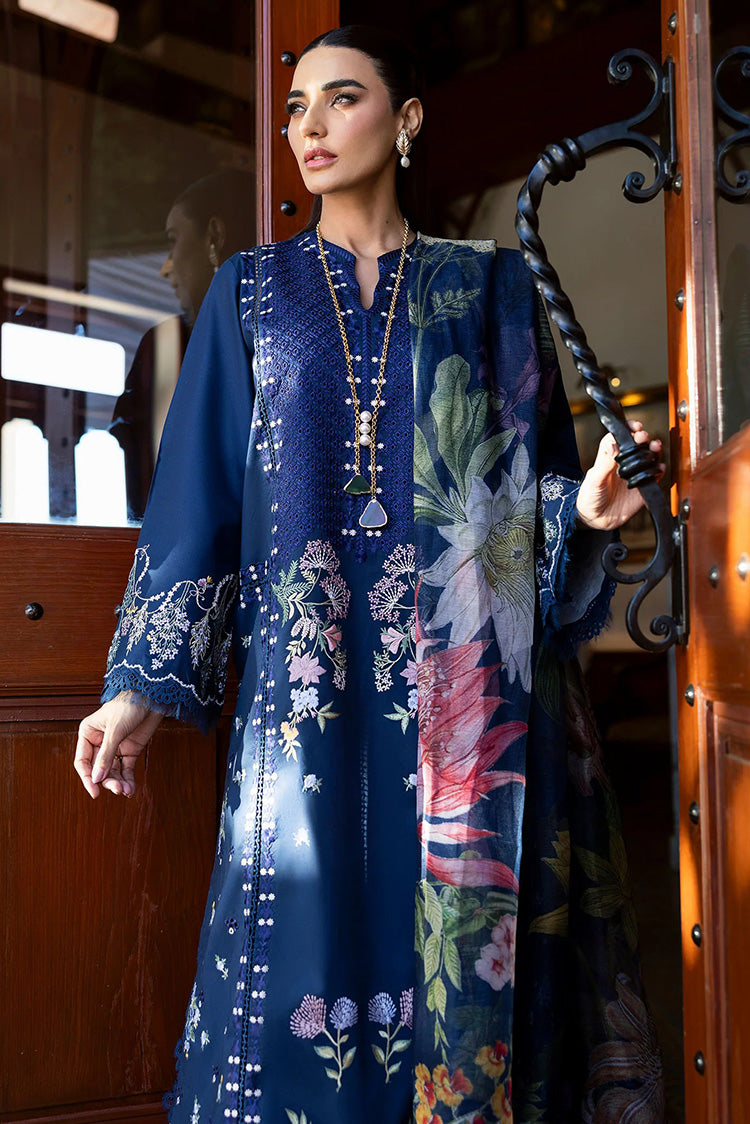 Picture of Saira Shakira - Bloom Luxury Eid Lawn Collection - HANGING GARDENS 2B - Unstitched - Available at Raja Sahib