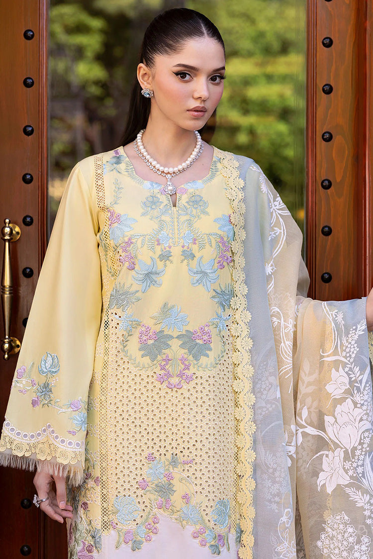 Picture of Saira Shakira - Bloom Luxury Eid Lawn Collection - LOTUS REVERIE 4A - Unstitched - Available at Raja Sahib