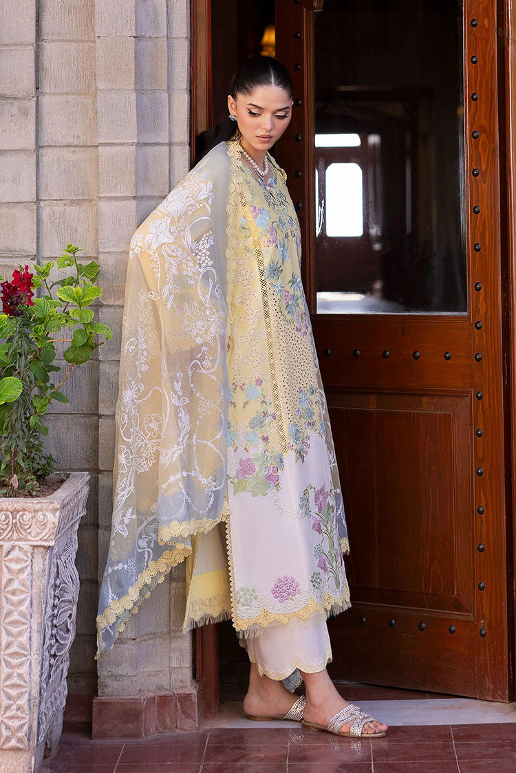 Picture of Saira Shakira - Bloom Luxury Eid Lawn Collection - LOTUS REVERIE 4A - Unstitched - Available at Raja Sahib