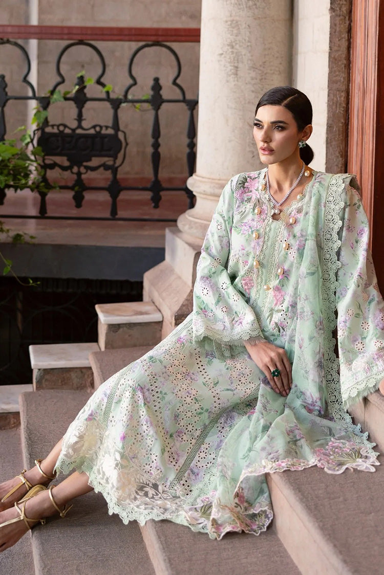 Picture of Saira Shakira - Bloom Luxury Eid Lawn Collection - CELESTIAL BREEZE 5B - Unstitched - Available at Raja Sahib