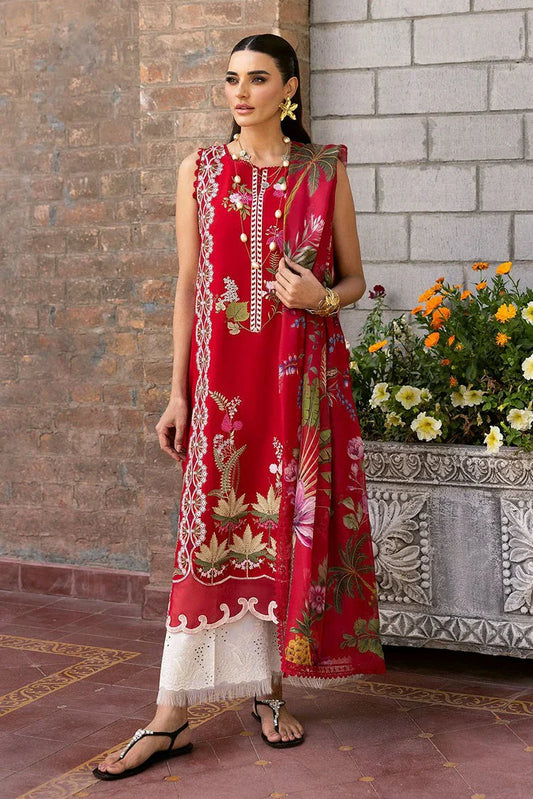 Picture of Saira Shakira - Bloom Luxury Eid Lawn Collection - SAUVAGE 6A - Unstitched - Available at Raja Sahib