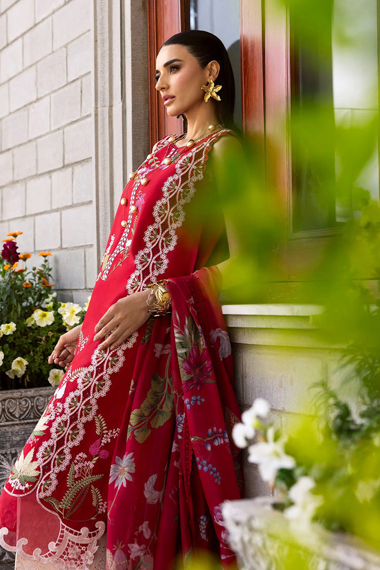 Picture of Saira Shakira - Bloom Luxury Eid Lawn Collection - SAUVAGE 6A - Unstitched - Available at Raja Sahib
