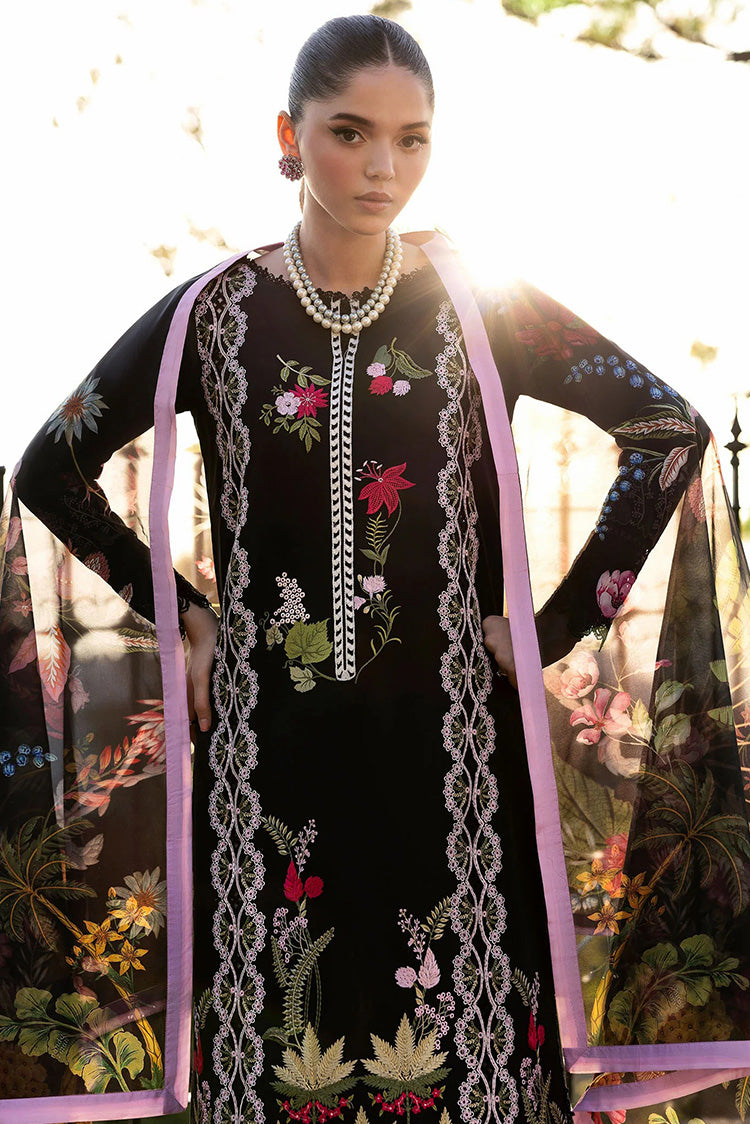 Picture of Saira Shakira - Bloom Luxury Eid Lawn Collection - SAUVAGE 6B - Unstitched - Available at Raja Sahib