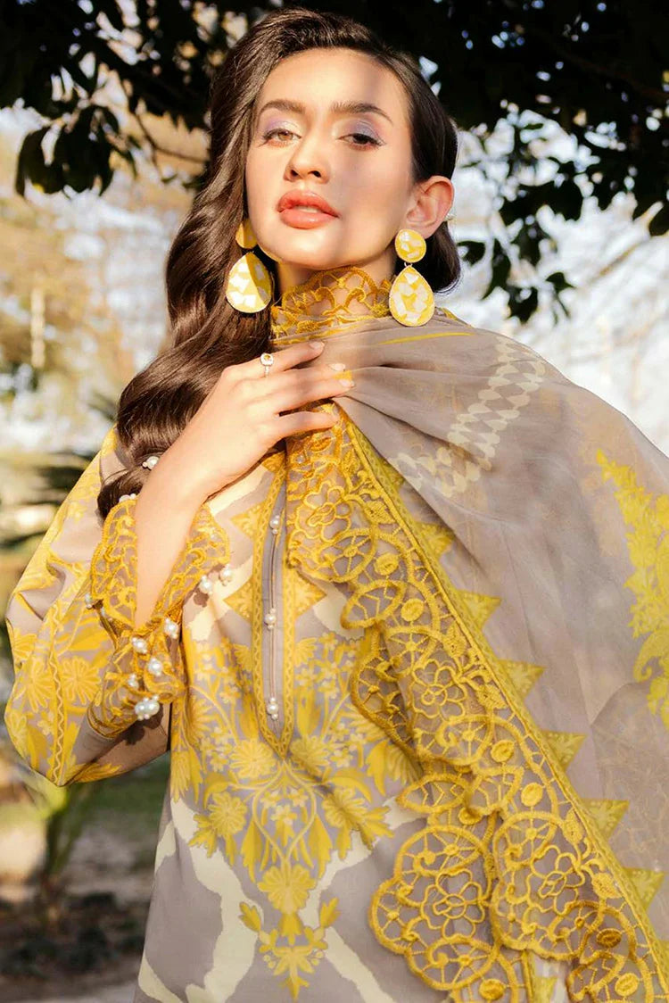 Picture of Charizma - Sheen Chunri Embroidered Printed Lawn Edition Vol 2 - SH5-10 - Unstitched - Available at Raja Sahib