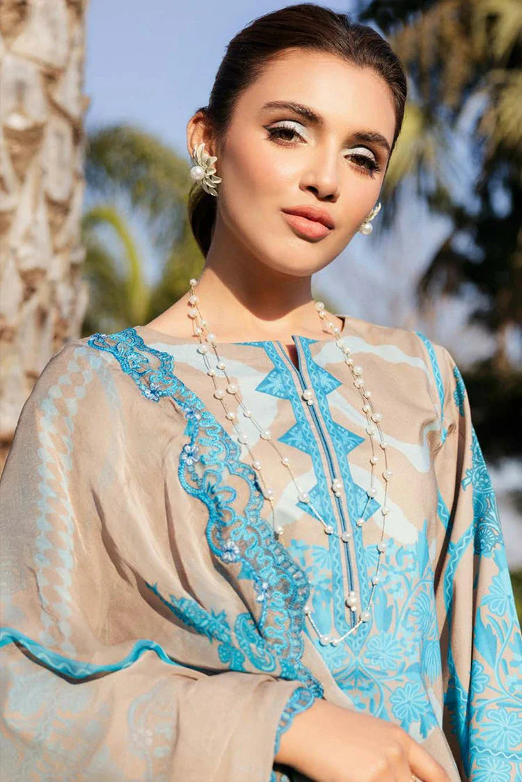 Picture of Charizma - Sheen Chunri Embroidered Printed Lawn Edition Vol 2 - SH5-12 - Unstitched - Available at Raja Sahib