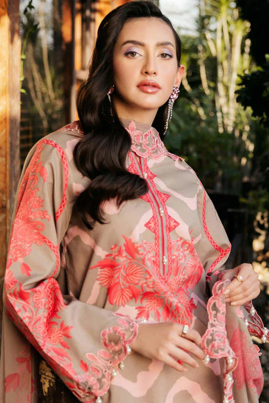 Picture of Charizma - Sheen Chunri Embroidered Printed Lawn Edition Vol 2 - SH5-13 - Unstitched - Available at Raja Sahib