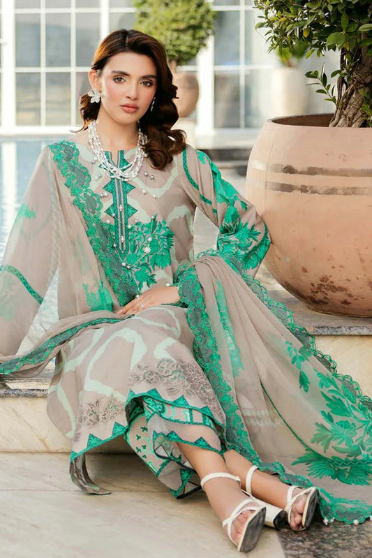 Picture of Charizma - Sheen Chunri Embroidered Printed Lawn Edition Vol 2 - SH5-14 - Unstitched - Available at Raja Sahib