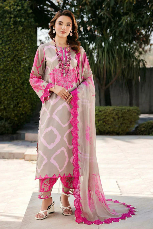 Picture of Charizma - Sheen Chunri Embroidered Printed Lawn Edition Vol 2 - SH5-09 - Unstitched - Available at Raja Sahib