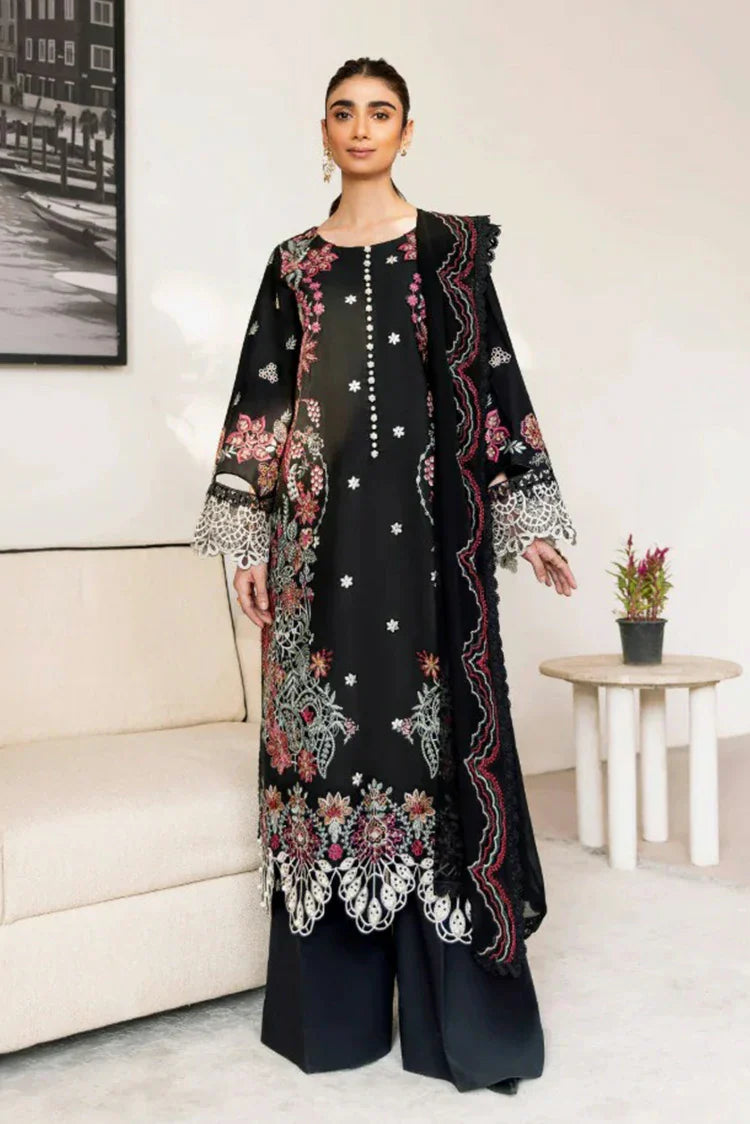 Picture of Manara - Magnolia Garden - MG 05 Midsummer Night - Unstitched - Available at Raja Sahib