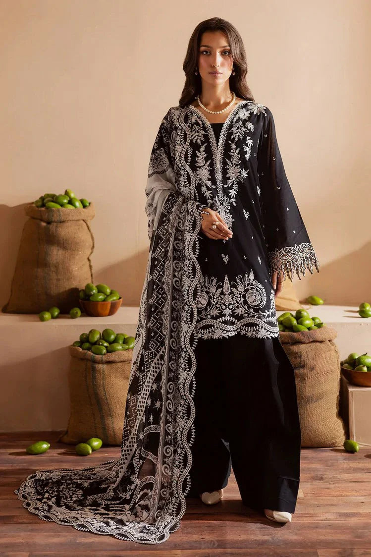 Picture of Nureh - Koyal Monochrome Lawn Collection - NE-163 - Unstitched - Available at Raja Sahib