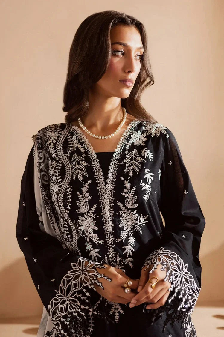 Picture of Nureh - Koyal Monochrome Lawn Collection - NE-163 - Unstitched - Available at Raja Sahib