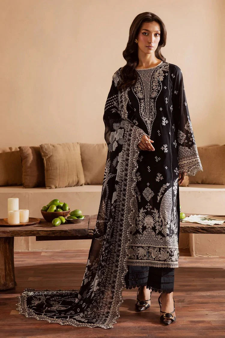 Picture of Nureh - Koyal Monochrome Lawn Collection - NE-167 - Unstitched - Available at Raja Sahib
