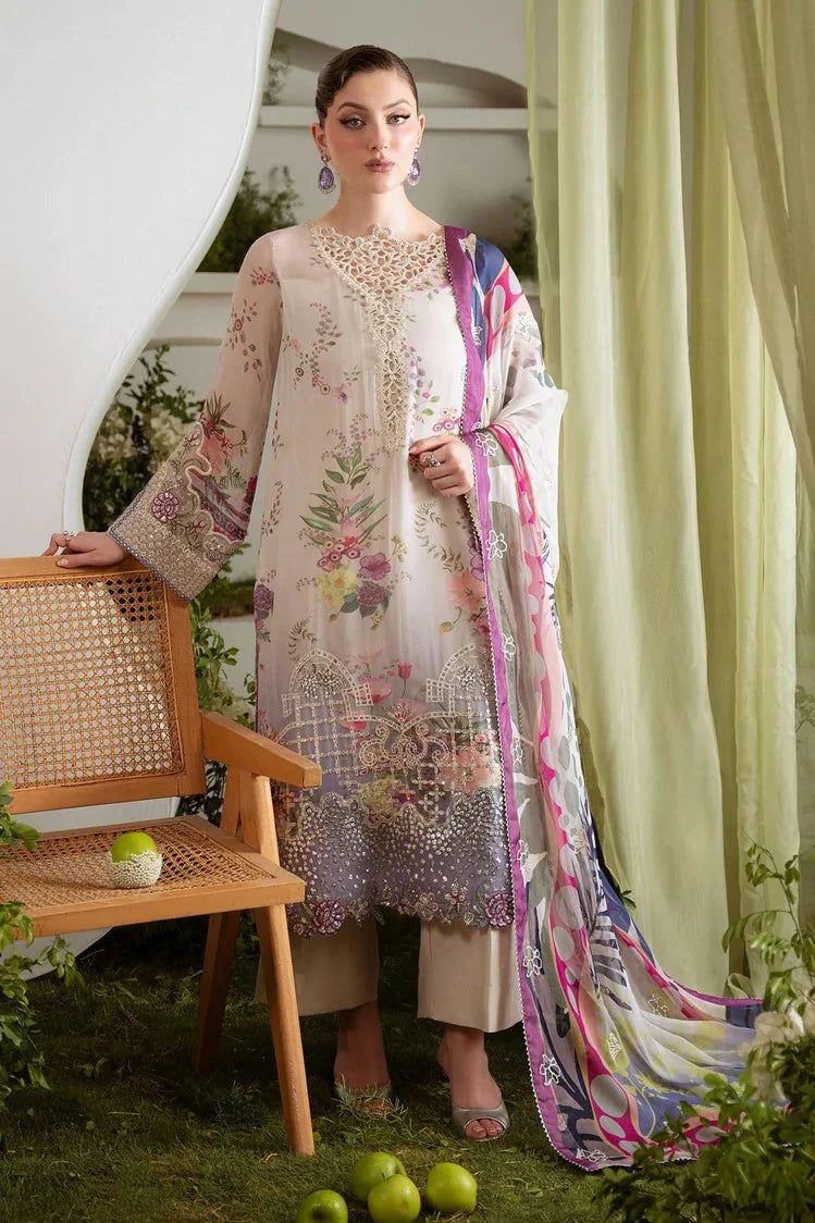 Picture of Nureh - Amaya Embroidered & Printed Chiffon Collection Vol 3 - AM-19 - Unstitched - Available at Raja Sahib