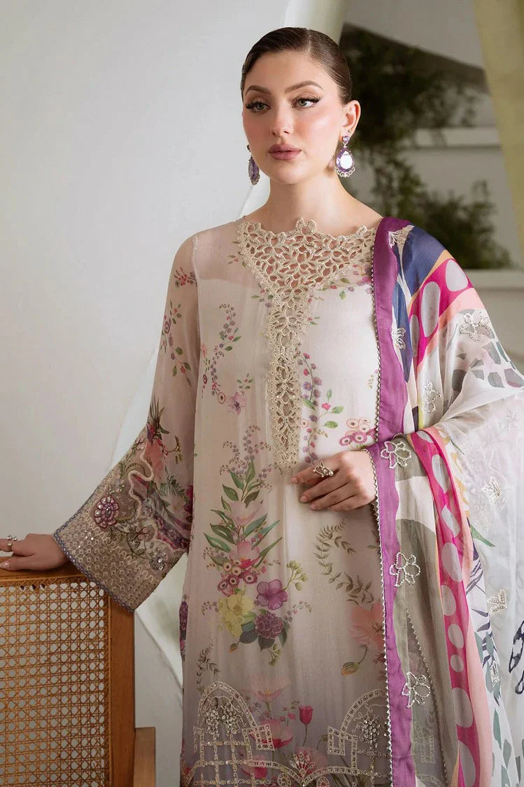 Picture of Nureh - Amaya Embroidered & Printed Chiffon Collection Vol 3 - AM-19 - Unstitched - Available at Raja Sahib