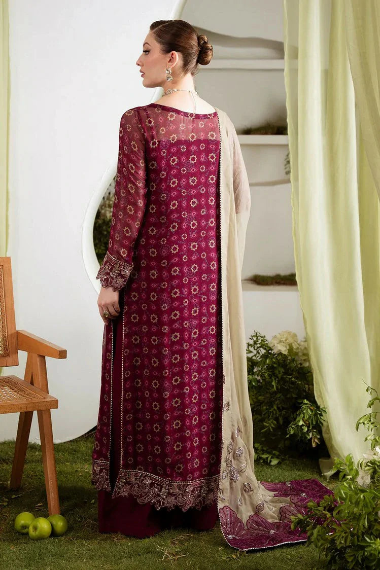 Picture of Nureh - Amaya Embroidered & Printed Chiffon Collection Vol 3 - AM-20 - Unstitched - Available at Raja Sahib