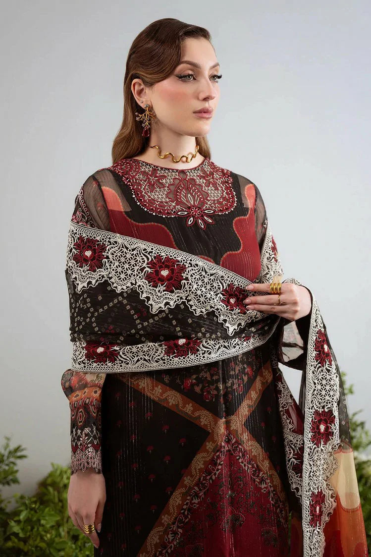 Picture of Nureh - Amaya Embroidered & Printed Chiffon Collection Vol 3 - AM-22 - Unstitched - Available at Raja Sahib
