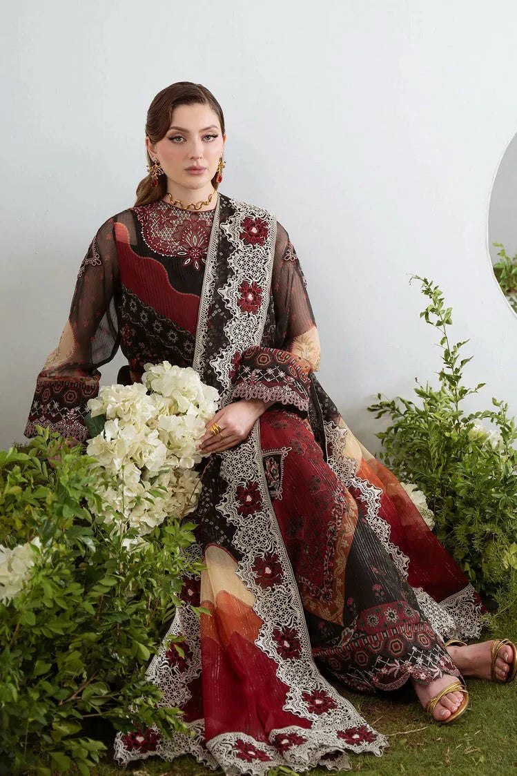 Picture of Nureh - Amaya Embroidered & Printed Chiffon Collection Vol 3 - AM-22 - Unstitched - Available at Raja Sahib
