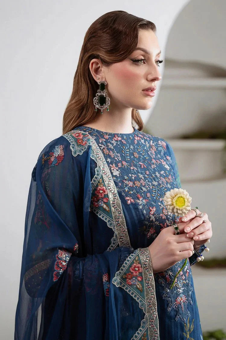 Picture of Nureh - Amaya Embroidered & Printed Chiffon Collection Vol 3 - AM-23 - Unstitched - Available at Raja Sahib