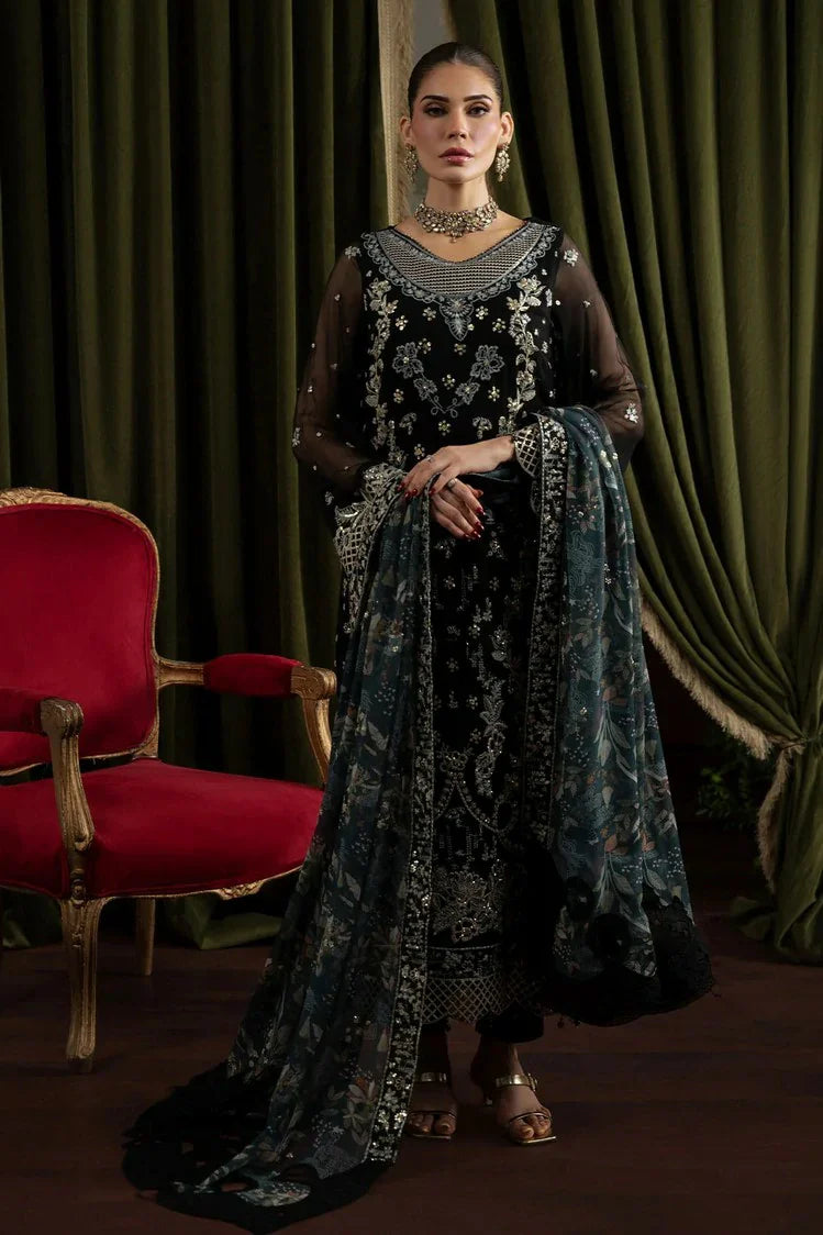 Picture of Nureh - Elanora Embellished And Embroidered Luxury Chiffon Collection Vol 2 - NEL-75 - Unstitched - Available at Raja Sahib