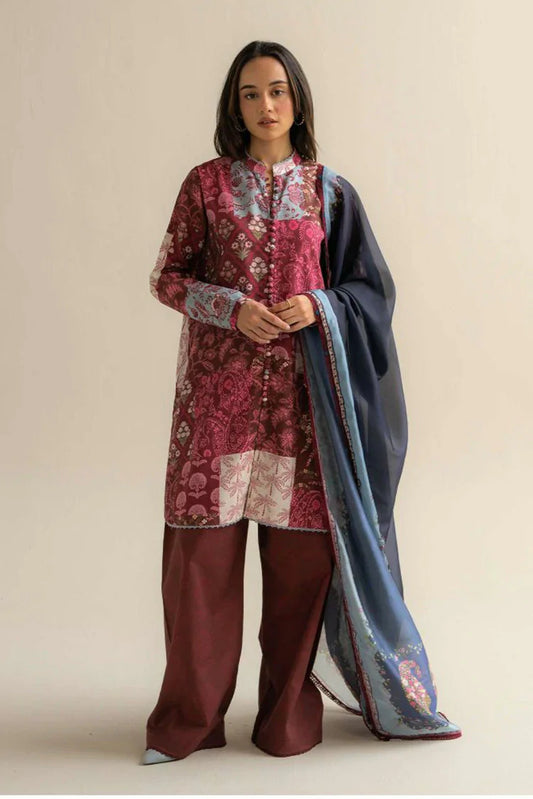 Picture of Zara Shahjahan - Coco Prints Vol 3 - MEVI-5A - Unstitched - Available at Raja Sahib