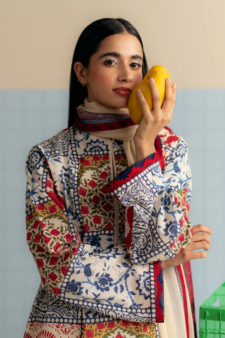 Picture of Zara Shahjahan - Coco Prints Vol 3 - ELRA-8A - Unstitched - Available at Raja Sahib