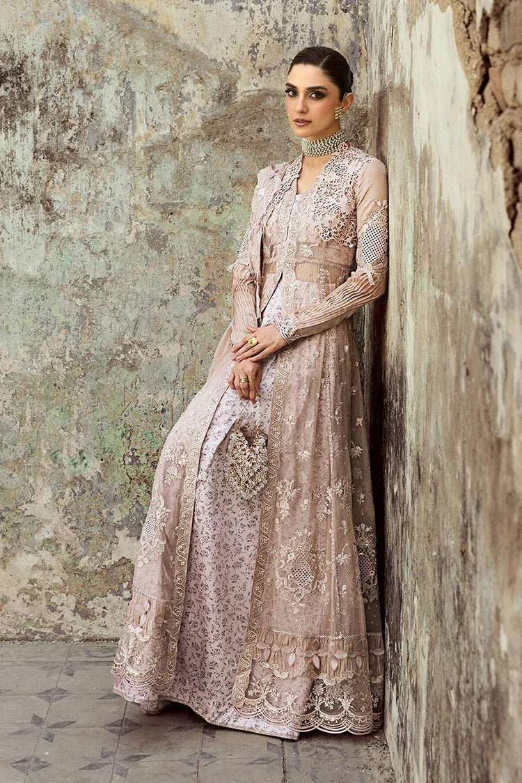 Picture of Qalamkar - Festive Embroidered Chiffons Collection - WC-01 Aisla - Unstitched - Available at Raja Sahib