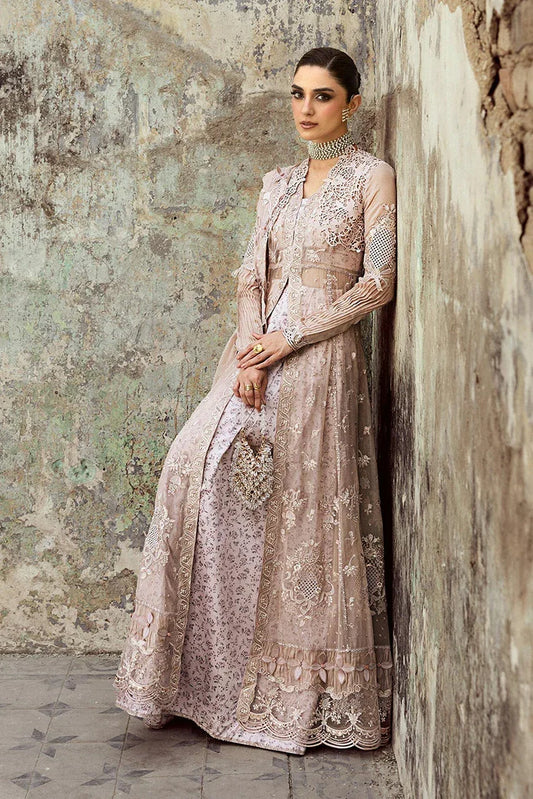 Picture of Qalamkar - Festive Embroidered Chiffons Collection - WC-01 Aisla - Unstitched - Available at Raja Sahib