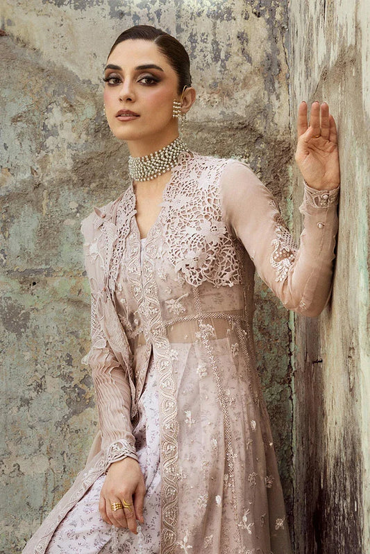 Picture of Qalamkar - Festive Embroidered Chiffons Collection - WC-01 Aisla - Unstitched - Available at Raja Sahib