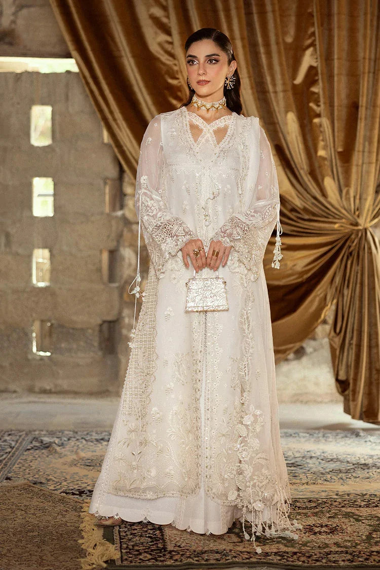 Picture of Qalamkar - Festive Embroidered Chiffons Collection - WC-03 Roise - Unstitched - Available at Raja Sahib