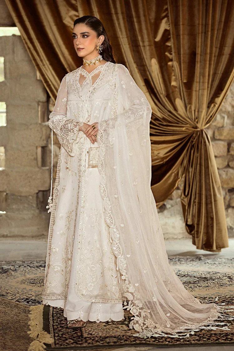 Picture of Qalamkar - Festive Embroidered Chiffons Collection - WC-03 Roise - Unstitched - Available at Raja Sahib