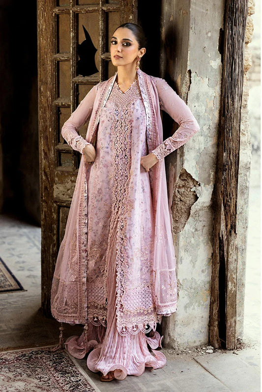 Picture of Qalamkar - Festive Embroidered Chiffons Collection - WC-05 Riona - Unstitched - Available at Raja Sahib