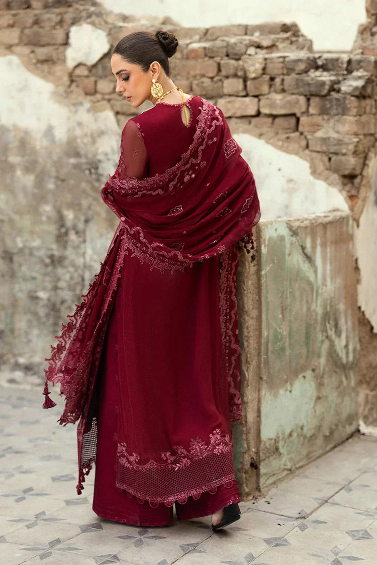 Picture of Qalamkar - Festive Embroidered Chiffons Collection - WC-06 Jayne - Unstitched - Available at Raja Sahib