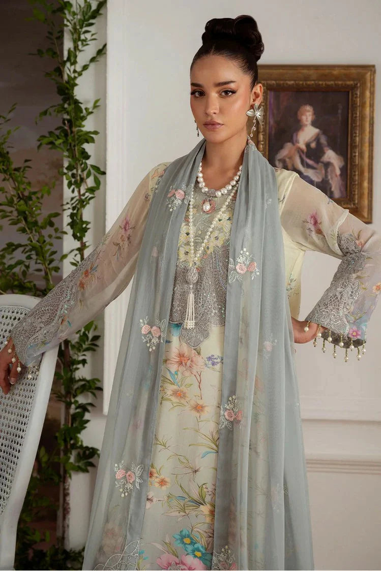 Picture of Nureh - Amaya Embroidered & Printed Chiffon Collection Vol 4 - AM-27 - Unstitched - Available at Raja Sahib