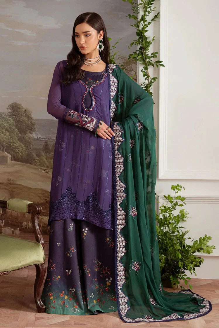 Picture of Nureh - Amaya Embroidered & Printed Chiffon Collection Vol 4 - AM-29 - Unstitched - Available at Raja Sahib
