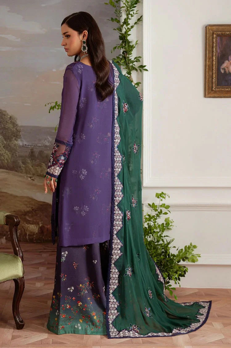 Picture of Nureh - Amaya Embroidered & Printed Chiffon Collection Vol 4 - AM-29 - Unstitched - Available at Raja Sahib