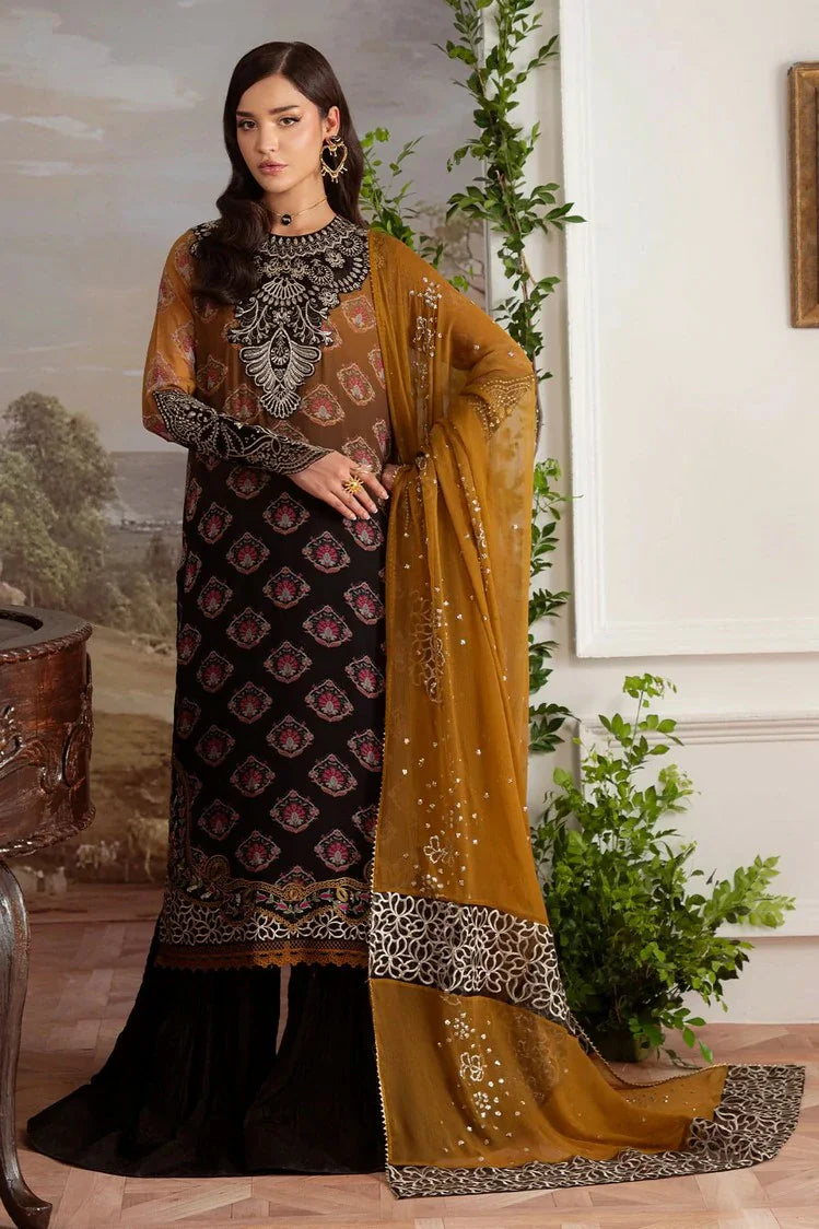 Picture of Nureh - Amaya Embroidered & Printed Chiffon Collection Vol 4 - AM-30 - Unstitched - Available at Raja Sahib