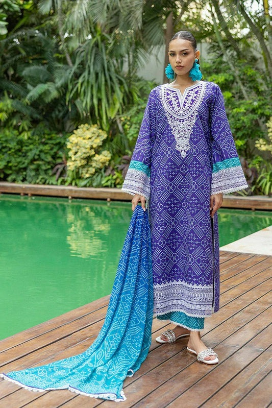 Picture of Zainab Chottani - Tahra Lawn Collection Vol 2 - LISA-D3 - Unstitched - Available at Raja Sahib