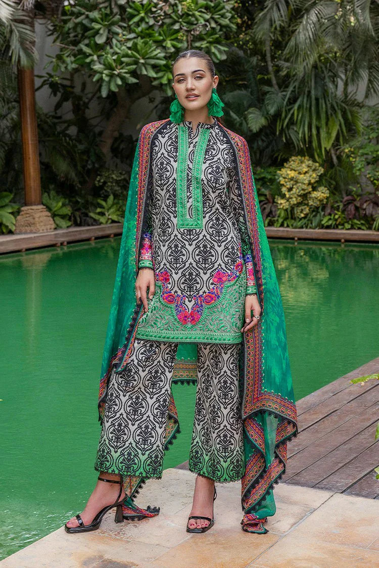 Picture of Zainab Chottani - Tahra Lawn Collection Vol 2 - TIA-D7 - Unstitched - Available at Raja Sahib