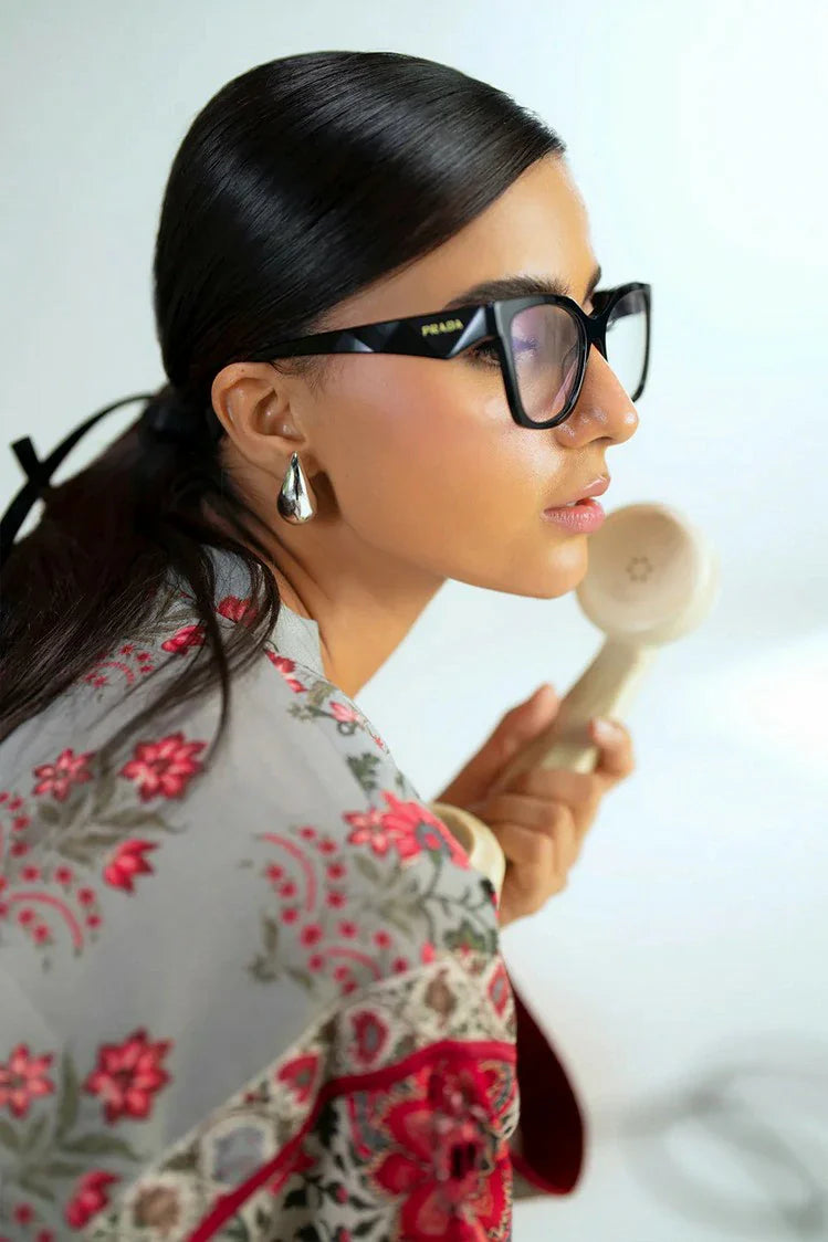 Picture of Saira Rizwan - Joolie Prints - SILVER LINING – JPU25-03 - Unstitched - Available at Raja Sahib