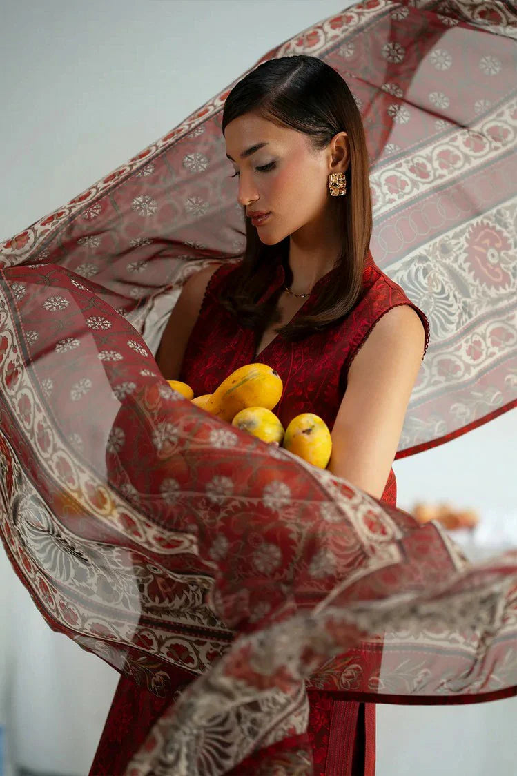 Picture of Saira Rizwan - Joolie Prints - MIDNIGHT – JPU25-07 - Unstitched - Available at Raja Sahib