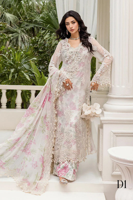 Picture of Maria B - Chiffon Collection - MPC-25-101 - Unstitched - Available at Raja Sahib