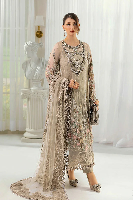 Picture of Maria B - Chiffon Collection - MPC-25-107 - Unstitched - Available at Raja Sahib