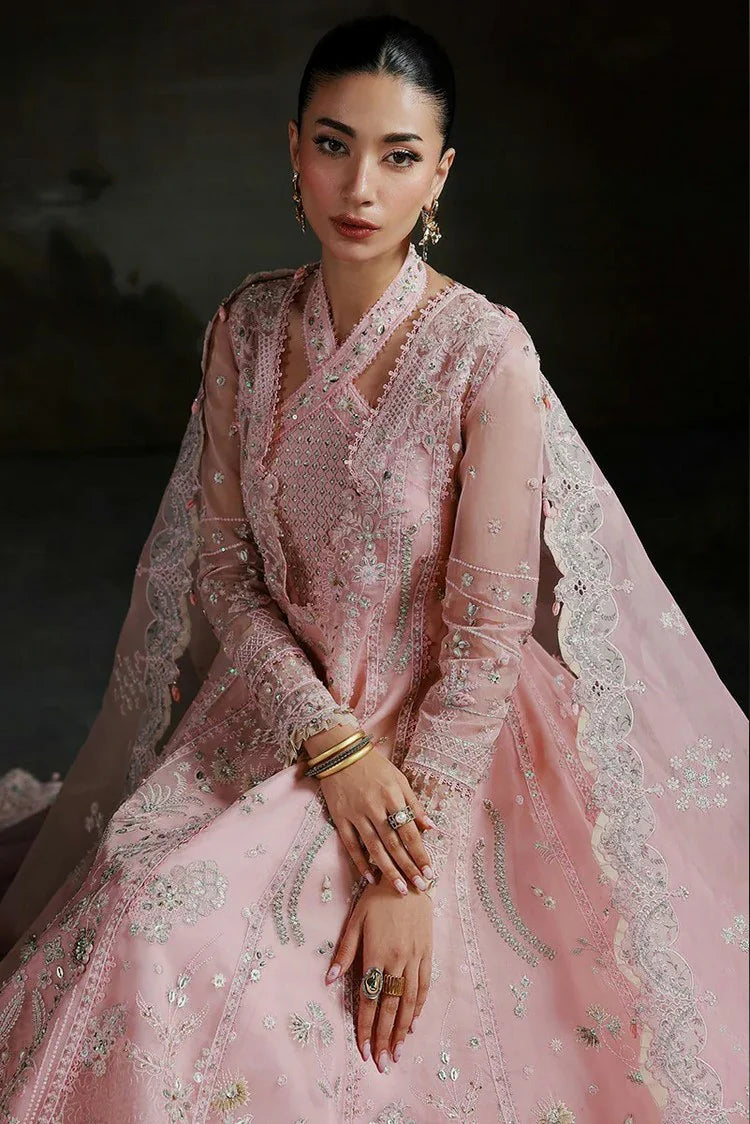 Picture of Qalamkar - Elirah Formals - MF-03 BLUSH REVERIE - Unstitched - Available at Raja Sahib