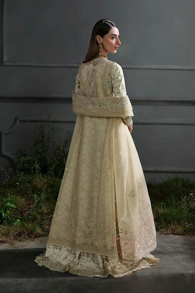 Picture of Qalamkar - Elirah Formals - MF-04 IVORY GRACE - Unstitched - Available at Raja Sahib