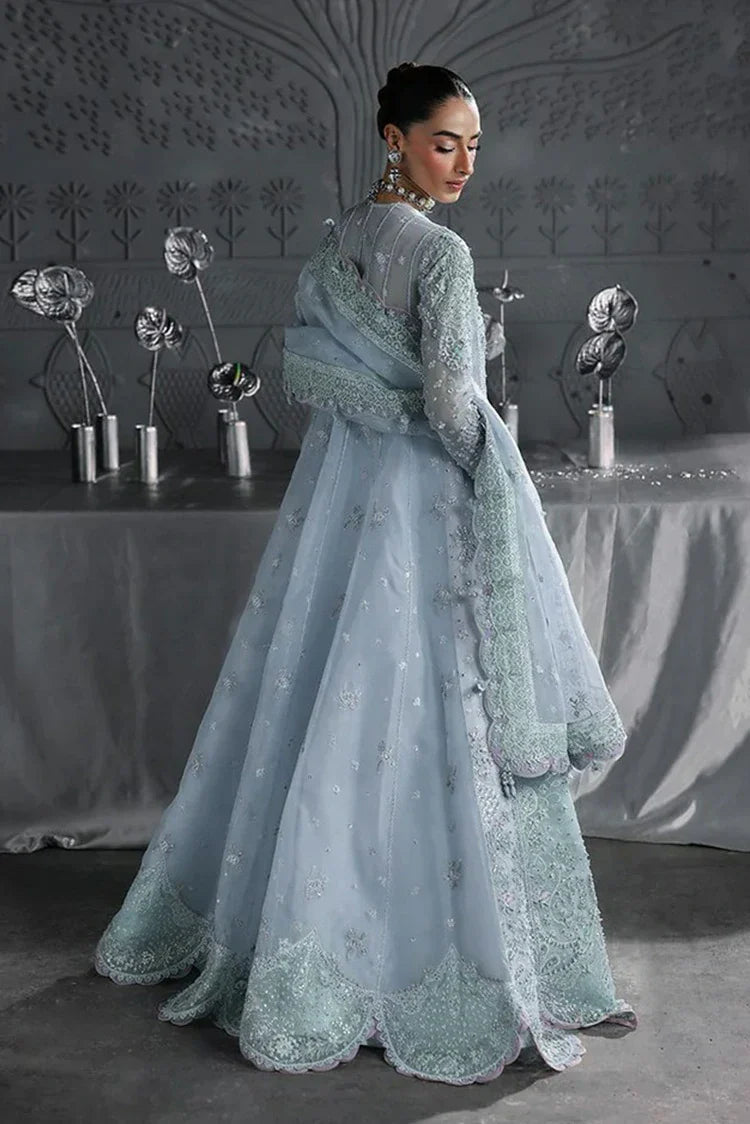 Picture of Qalamkar - Elirah Formals - MF-08 SERENE AQUA - Unstitched - Available at Raja Sahib
