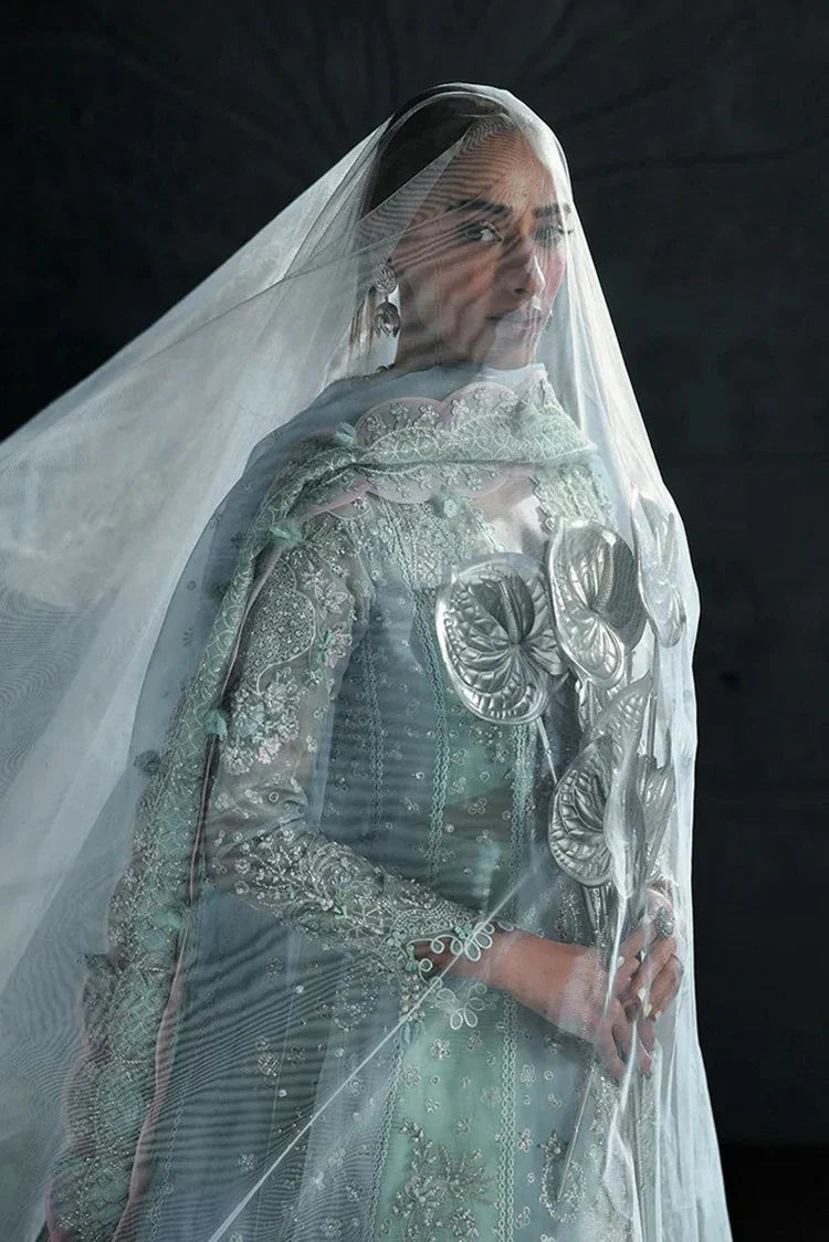 Picture of Qalamkar - Elirah Formals - MF-08 SERENE AQUA - Unstitched - Available at Raja Sahib