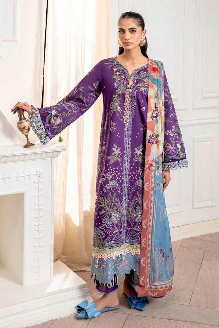 Picture of Roheenaz - Aezel Fall Embroidered Cambric Collection - 1B Emaan - Unstitched - Available at Raja Sahib