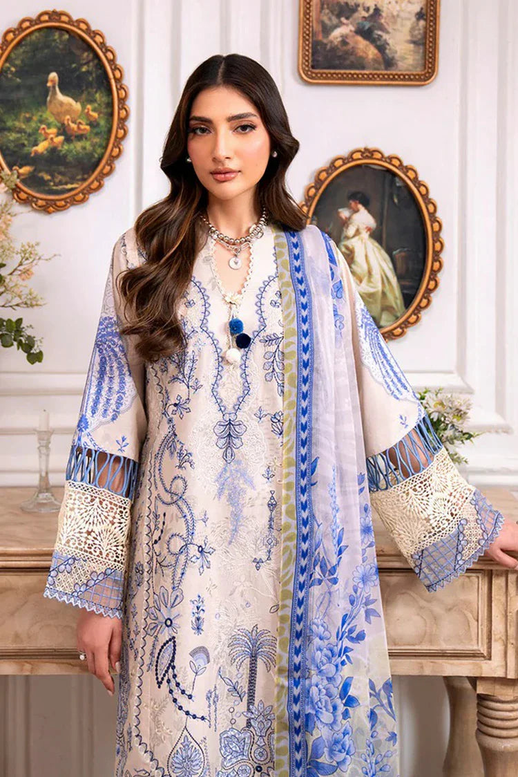 Picture of Roheenaz - Aezel Fall Embroidered Cambric Collection - 3A Eleen - Unstitched - Available at Raja Sahib