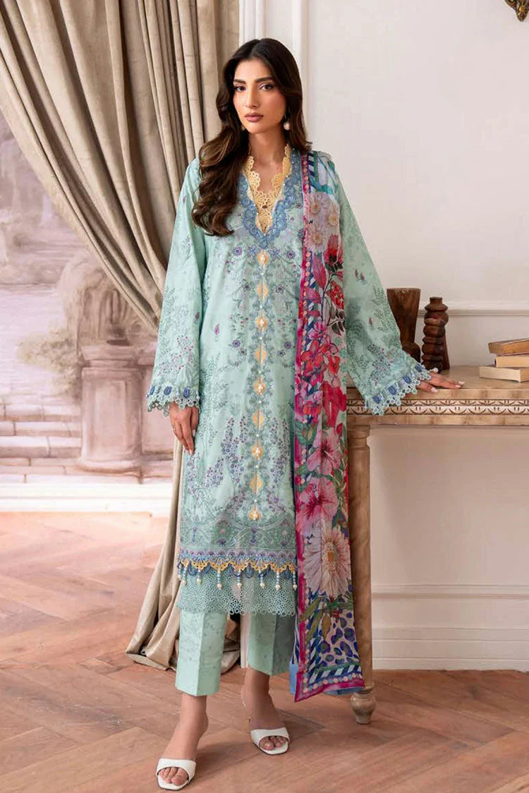 Picture of Roheenaz - Aezel Fall Embroidered Cambric Collection - 7A Avira - Unstitched - Available at Raja Sahib
